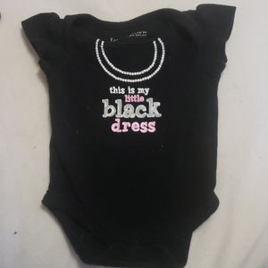 Black baby onesie